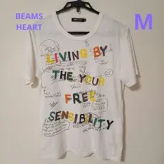 BEAMS HEART メンズ　Tシャツ M 　ホワイト