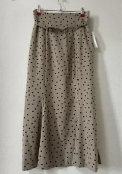 VIS 美easy細ベルトマーメイド ドット スカート