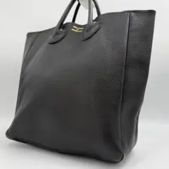 美品】ヤングアンドオルセン トートバッグ L ブラック レザー 大容量 