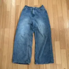 美品　レピピアルマリオ　デニムワイドパンツ サイズS