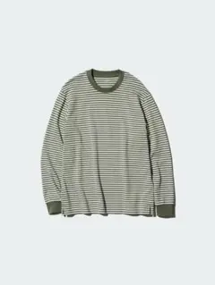 エアリズムコットンボーダーTシャツ