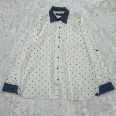 NYLAUS CLOTHING ホワイトシャツ ドクロ　ビックサイズのサムネイル