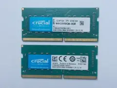 ノート用メモリDDR4-2666(PC4-21300) 8GB×2枚