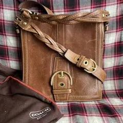 COACH コーチ レガシー 11132 レザー ターンロック ショルダーバッグ