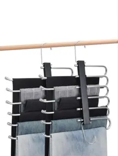新品未開封 パンツハンガー 省スペース 6個セット