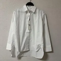 も*げ様 新品　+J ユニクロ　スピーマコットンオーバーサイズシャツ　S