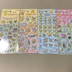 ポケモン　プチプチシール　4枚セット