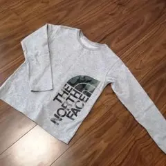 THE NORTH FACE　長袖　カットソー　グレー　キッズ　130cm