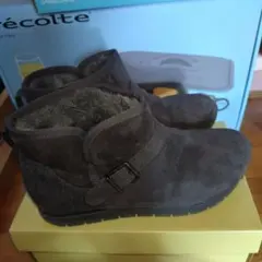ホーキンス　Mサイズ　 ダークグレー ファー裏地 ショートブーツ