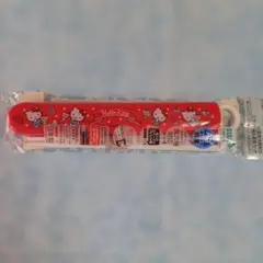 ハローキティ　スライド式 箸箱セット　赤色