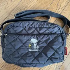 スヌーピーキルティングショルダーバッグ