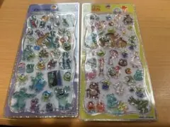 プチドロップステッカー　シールセット　トイストーリー　モンスターズインク