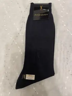 【Yves Saint Laurent ネイビー ソックス】イブサンローラン25
