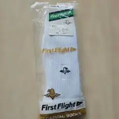 First Flight ソックス 24-26cm ホワイト