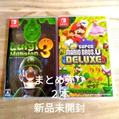 ◆まとめ売り◆ ルイージマンション3 & ニュー スーパーマリオU デラックス
