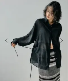 新品 LEPSIM レプシィム サイド絞りシャツ