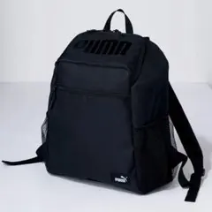 PUMA 撥水加工 ブラックロゴ バックパック プーマ リュック
