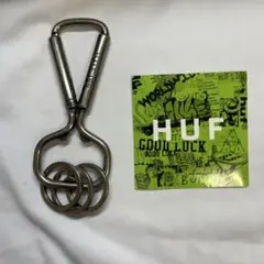 新品未使用 HUF カラビナ ステッカー付き
