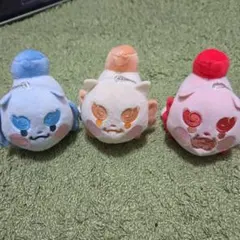 ちゅらゆるしーさーねそべり しーさー ぬいぐるみマスコット 3種セット