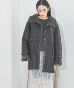 jeanasis リバーシブルムートンファーブルゾン