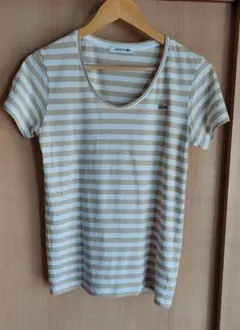 LACOSTE ストライプ Tシャツ 38【M】のサムネイル
