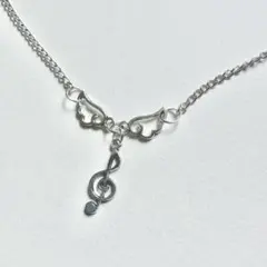 天使の羽 音符 ト音記号 ネックレス ウィッシュコア フェアリーグランジ y2k