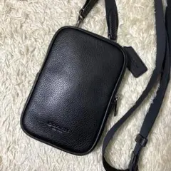 【極美品】COACH コーチ エイデン ショルダーバッグ レザー ブラック