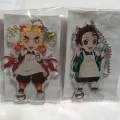 鬼滅の刃　円山ジェラート　アクリルキーホルダー　煉獄杏寿郎　竈門炭治郎