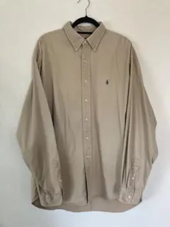 Ralph Laurenベージュ長袖シャツ