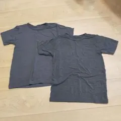美品☆クルーネック半袖アンダーシャツ 2枚セット　130