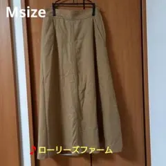 ロングスカート　フレアスカート　LOWRYS FARM　サイドポケット付き