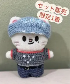 ちんてい様】skzoo 10cm ニット ぬい服 アヒル バンチャン - メルカリ