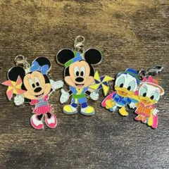 【新品未使用】Disney キーホルダー チャーム3個セット ミッキーミニー