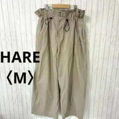 ハレ　HARE ドロスト ワイドパンツ ベージュ　M ウエストゴムのサムネイル