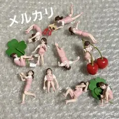 コップのフチ子まとめ売りピーチ　さくらんぼのフチ子　クローバーのフチ子　ガチャ