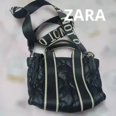 ZARA ショルダーバッグ バイカラー