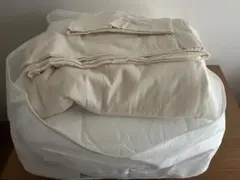 未使用品　無印良品　シングル　掛け布団　掛け布団カバー　枕　枕カバー　MUJI