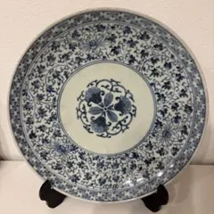 明時代 万历年製 青花大皿 唐物 古美術 明時代 万历年製 青花大皿 唐物 古美術 - メルカリ