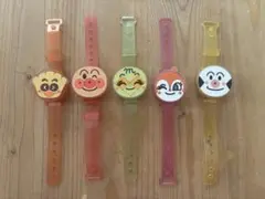 ライトブレス　光るブレスレット　キッズ　ベビー　アンパンマン　ドキンちゃん　時計