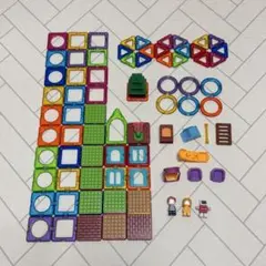 MAGFORMERS マグフォーマー まとめ売り 9種 108ピース 正規品 - メルカリ