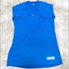 Mizuno アンダーシャツ サイズXO 青　半袖