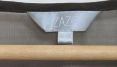 ZAZIE フリル付きグレーショート丈トップスのサムネイル