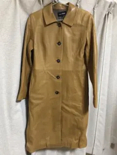 Yasu Westin 本革　ラム　キャメル　レザーコート ロングコート