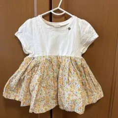petit mainフラワープリント チュニック 110サイズ