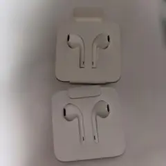 【新品未使用】アップル　ライトニング　イヤホン純正品　2点セット