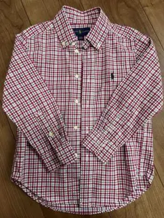 Ralph Lauren チェック柄 長袖シャツ 4/4T 男の子
