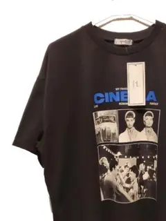 オードリーヘップバーン ローマの休日 シネマT シネマプリント Tシャツ M