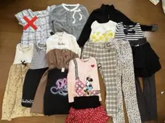女の子　まとめ売り　130 秋　冬のサムネイル