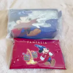 W*K様 ディズニー　ファンタジア　ミッキーマウス　エコバッグ＆ポーチ2点セット
