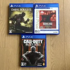 ダークソウル3、バイオハザード7 ゴールドエディション、コールオブデューティー